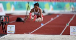 Berapa lebar lintasan awalan lompat jauh