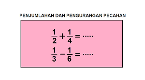 Operasi Penjumlahan dan Pengurangan Pecahan