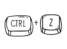 Ctrl+Z merupakan shortcut yang digunakan untuk